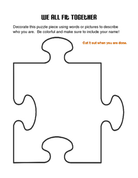 Everyone Fits In Here - DIY Puzzle Activity for Inclusive Fun - S&S Blog