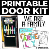 We Are A Family Door Kit | Printable Door Decoration