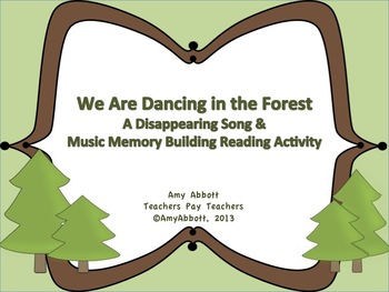 Preview of We Are Dancing in the Forest: A Music Memory and Disappearing Song Activity
