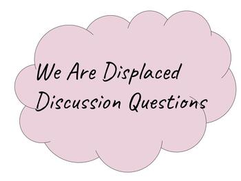Preview of We Are Displaced Discussion Questions