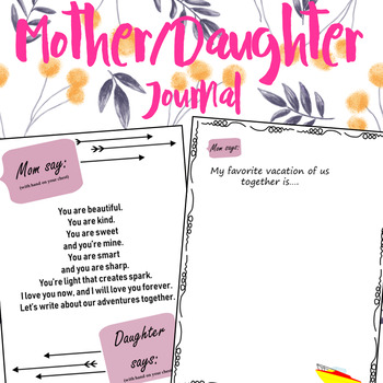 Mother Daughter Journal Pass Back and Forth: Gift Ideas for Adult  Daughters, Women Keepsake Diary with Guided Prompts, Fun Quizzes, Questions  and