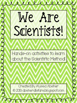 Preview of We Are Scientists! Hands-on Experiments Using The Scientific Method