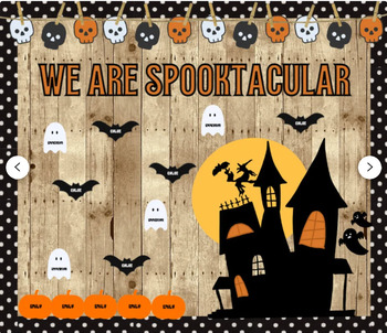 Preview of We Are Spooktacular Editable Halloween Bulletin Board Kit