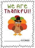 We Are Thankful "Class Book" {Freebie!}