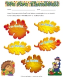 We Are Thankful! Thanksgiving Leaf Differentiated Worksheet
