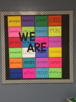 We Are bulletin board by Brooke Biasillo | TPT