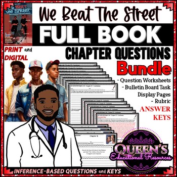 Preview of We Beat The Street Chapter Questions Bundle, We Beat the Street Comprehension