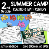 2nd Grade End of Year Summer Camp Math and ELA Centers