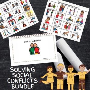 Preview of We Can Be Friends | Social Conflict Prevention & Resolution Bundle
