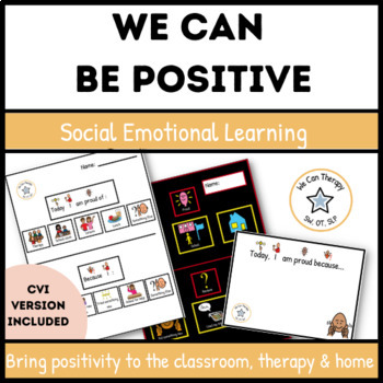 Preview of We Can Be Positive - Social Emotional Learning Activity