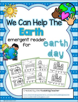 Preview of We Can Help the Earth Emergent Reader