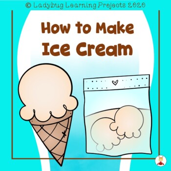 Preview of How to Make Ice Cream - Emergent Reader Set - {Ladybug Learning Projects}