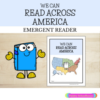 Preview of We Can Read Across America Emergent Reader
