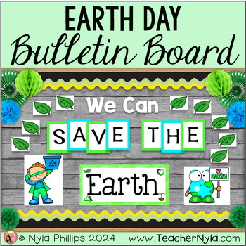 Preview of We Can Save the Earth | Earth Day Bulletin Board