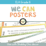 ELA Standards Posters 6th Grade