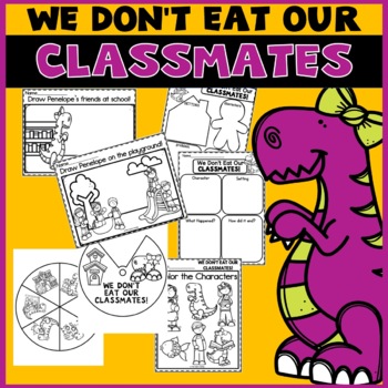 Preview of We Don't Eat Our Classmates  Activity Book Story Worksheets