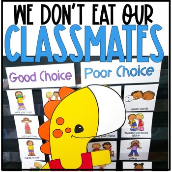 Preview of We Don't Eat Our Classmates Back to School Activities