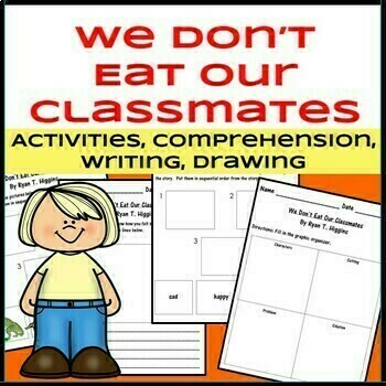 Preview of We Don't Eat Our Classmates Back to School Digital Activities 