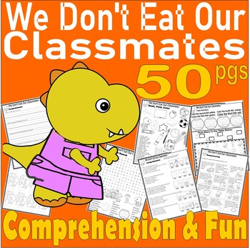 Preview of We Don’t Eat Our Classmates Back to School Book Read Aloud Reading Comprehension