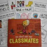 We Don't Eat Our Classmates | Book Study Activities, Class Book, Craftivity