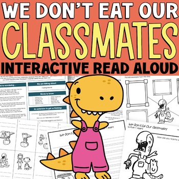 Preview of We Don't Eat Our Classmates Craft and Read Aloud | Back to School Activities