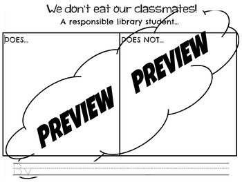 Preview of We Don't Eat Our Classmates - DO'S & DON'TS