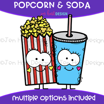 We Go Together Clipart Popcorn And Soda Jen Hart Clip Art By Jen Hart Design