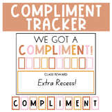 We Got A Compliment Classroom Management Tracker - Boho Colors