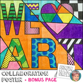 We HEART (Love) Art Poster — Great Bulletin Board Decorati