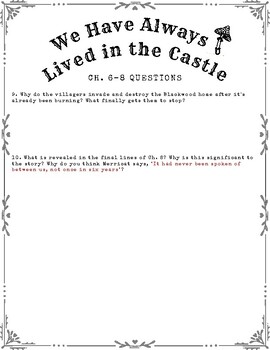 we have always lived in a castle essay