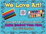 We Love Art! Kagan Inspired Team Mats