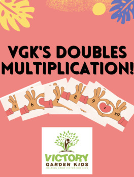 Preview of We Love Doubles - Multiplication Facts Flash Cards!