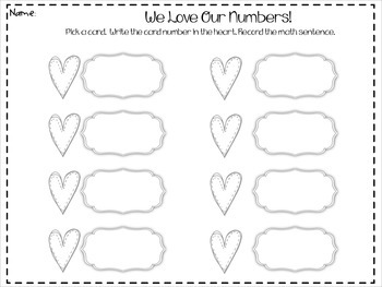 We Love Our Numbers by Chelsea ONeal | Teachers Pay Teachers