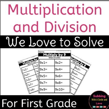 Preview of We Love to Solve Multiplication and Division