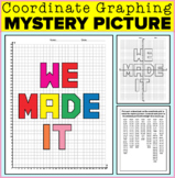 We Made It Coordinate Graphing - Last day of school - End 