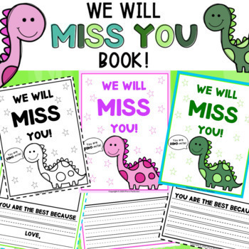 Preview of We Will Miss You Card