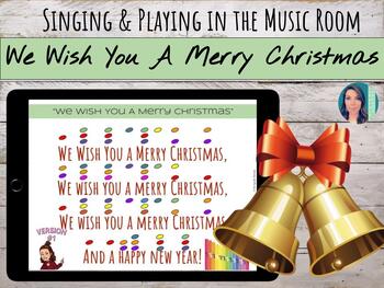 Preview of We Wish You a Merry Christmas  | Digital Holiday Song | Voice & Orff Arrangement