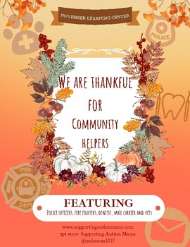 Preview of We are Thankful for our Community Helpers