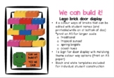 We can build it lego brick Editable Door Display Back to School
