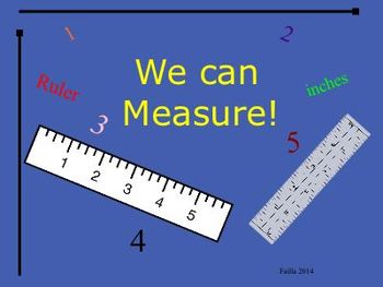 Preview of We can measure! for young students