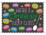 We're A Cereal-Sly Lucky Class March Bulletin Board Kit- L