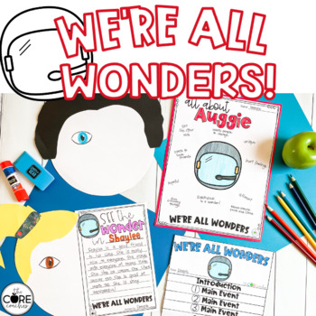 Preview of We're All Wonders Read Aloud - Character Education - Reading Comprehension