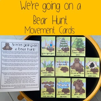 We Re Going On A Bear Hunt Movement Cards By Cherry Blossom Creations