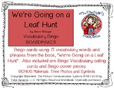 We're Going on a Leaf Hunt BOARDMAKER Bingo