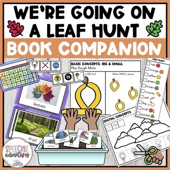 Preview of We're Going on a Leaf Hunt Printable Book Companion