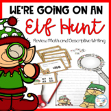Christmas Activities Math Review Game and Descriptive Writing
