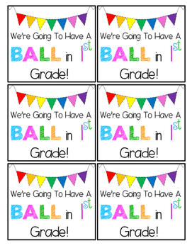 We re Going to Have a Ball in First Grade by Jennifer Harman TPT