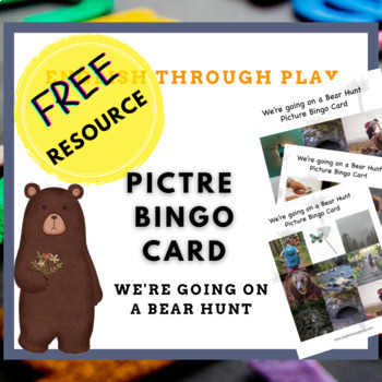 We're Going On a Bear Hunt Card Game Memory Game Age 3+ 