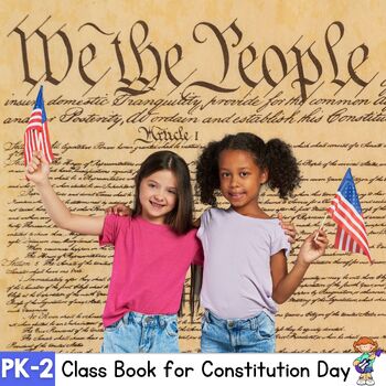 Preview of We the People - Kid Created Class Book for Constitution Day