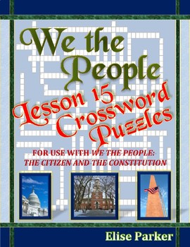 We The People Lesson 15 Worksheet Puzzles Amendments And Judicial Review